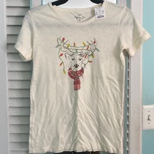 J. Crew Christmas tee